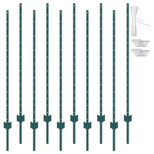 Heavy Duty Metal Fence Posts Package