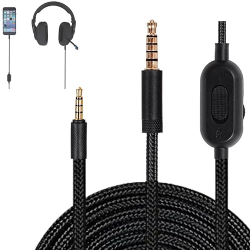 Fenmic Logitech G233 G433 GPRO GPRO X �p �w�b�h�t�H���P�[�u�� 3.5mm �I�[�f�B�I�P�[�u��