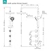 Lanikai Rain Shower Head with Handheld Spray Combo - 1028-CH, Polished Chrome - 8