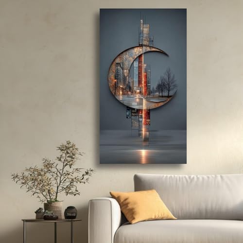 Design rustique en métal toile urbaine pour mur vide - 3