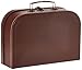 wald imports - Set of 3 Paperboard Suitcases - Decorative Storage Boxes - Suitcase Set for Decoration, Storage, and More (Brown)