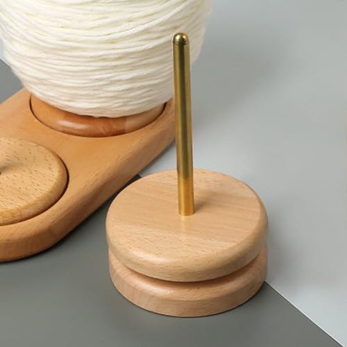 Porte-fil en bois Sanfly pour tricoter sereinement dans votre salon - 3
