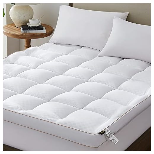 TopTopper Mattress Topper Queen Size, Cooling Mattress Pad Cover for Hot Sleepers, Extra Thick 5D Snow Down Alternative Overfilled Plush Pillow Top with 8-21 Inch Deep Pocket - 60"x80" White