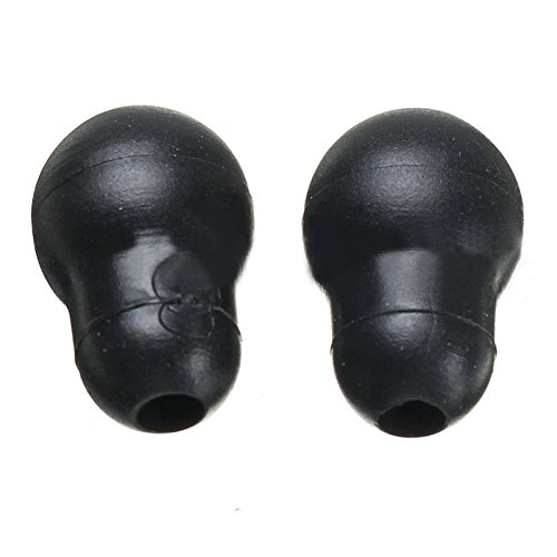 10 Stück, Schwarz Silikon weichen Ohrstöpsel für Littmann Stethoskop