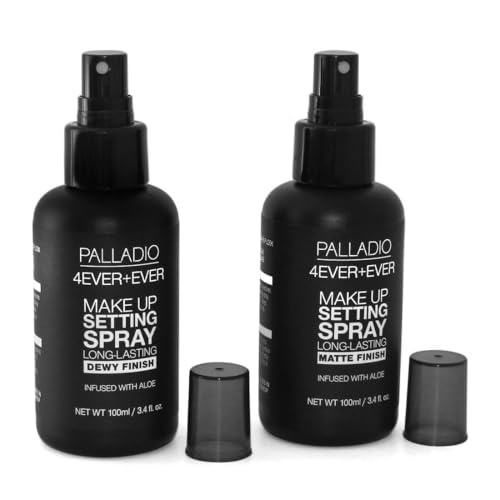 Palladio 4 Ever and Ever Spray Fijador de Maquillaje, Fijador de Maquillaje de Larga Duración, Fija y Sella Instantáneamente el Maquillaje para un Uso Duradero durante Todo el Día, Matte Finish - imagen 3