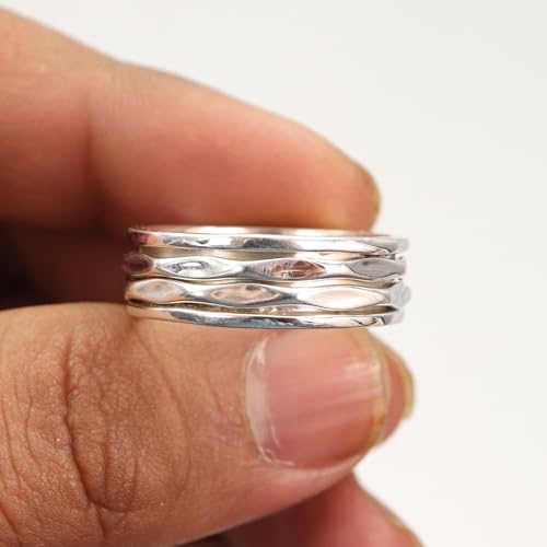 Bague de méditation en argent 925, le cadeau bien-être idéal
