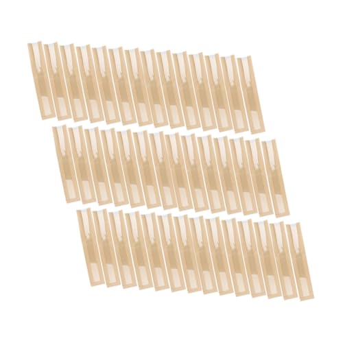 FUNOMOCYA 50piezas Papel Kraft Para Pan Reutilizables Con Ventana Para Guardado y Envío