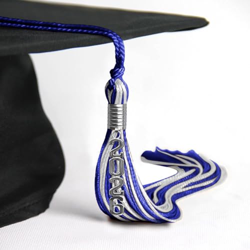 Borla de graduación 2026 azul rey para renovar y personalizar tu birrete Endea 5