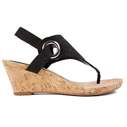 Image of WHITE MOUNTAIN Women's Aida Cork Wedge Sandal
