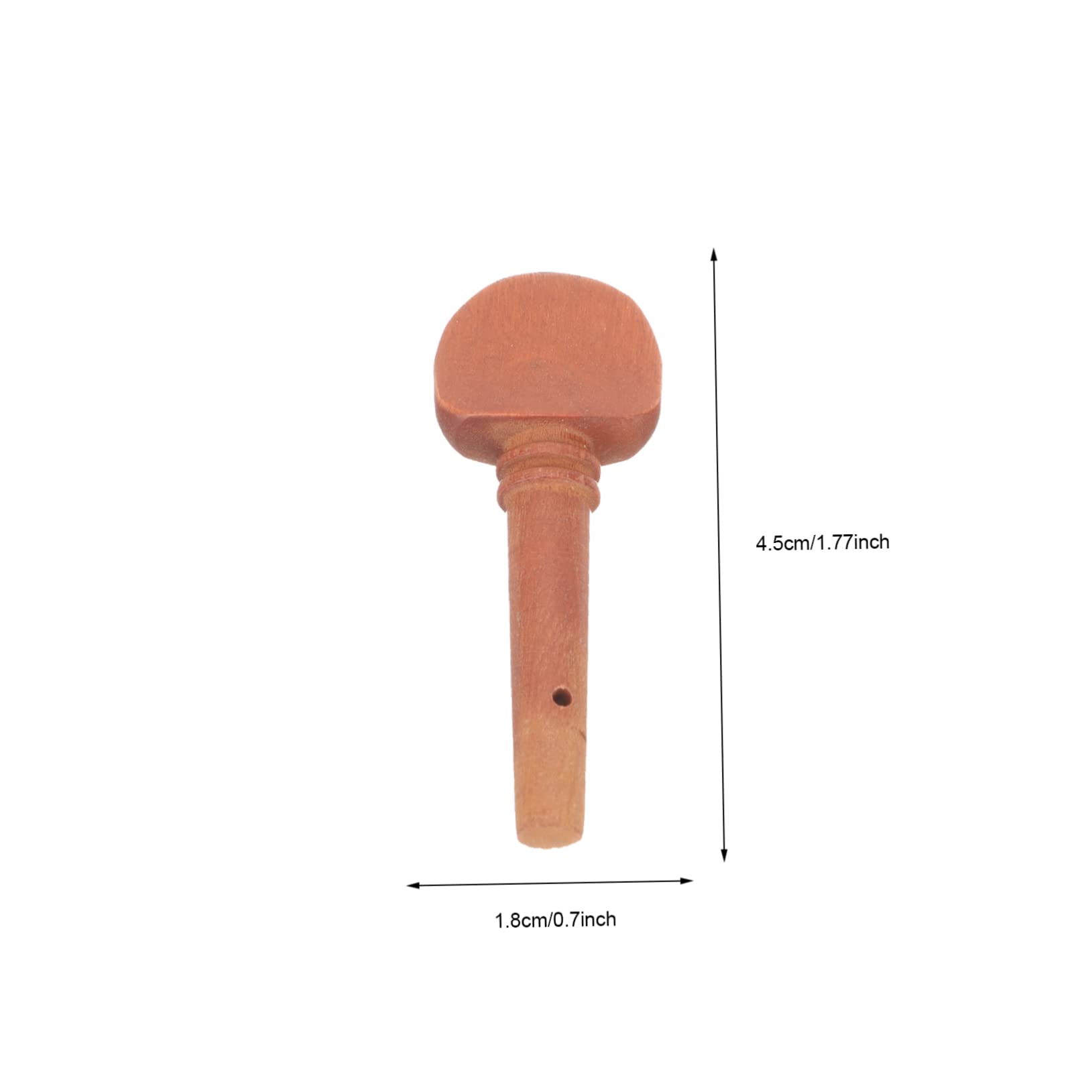 BESPORTBLE 4Pcs Tuning Pegs for Violin Durable Jujube Smooth Edges for Easy String Essential Violin Accessories for Musicians