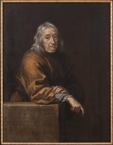 Portrait Jean Baptiste Tavernier grand tableau pour salon élégant 60x90cm