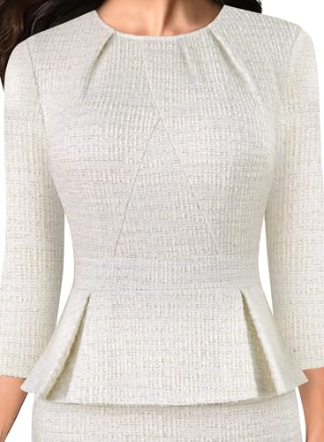 Image of VFSHOW Womens Peplum Work Business Office Church Bodycon Sheath Dress
