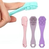 Exircy 4 Pack Dog Finger Toothbrush Small Breed, Silicone Dog and Cat Finger Toothbrush Kit Food Grade, Easily Clean Teeth Dirt