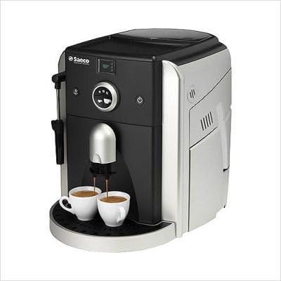 Saeco 00566 Espresso Italiano Super Automatic Espresso Machine - Silver & Black