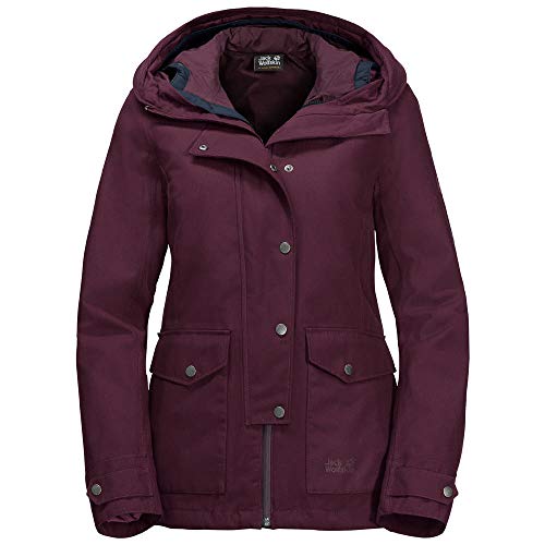 Preisvergleich Produktbild Jack Wolfskin Damen Devon Island Jacket Winterjacke, Burgundy, M