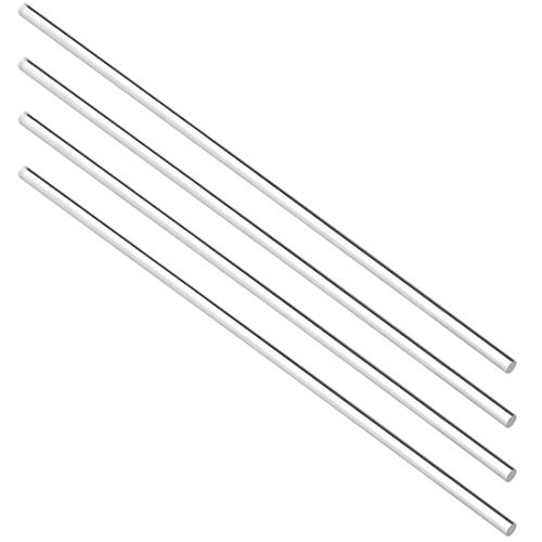 uxcell Acrylic Round Rod,Clear,0.2 Inch Diameter 10inch(247mm) Length,4pcs image 4