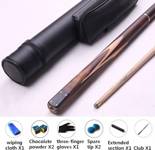 Taco de billar 3/4 split snooker 145 cm con punta 9.8 mm miniatura 2