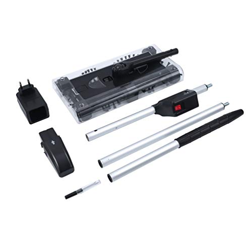 TAOHOU Máquina de Limpieza casera Multifuncional, eléctrica, giratoria, inalámbrica, sin Cable, Negra