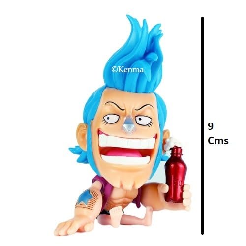 Image of KENMA One Piece Franky Action Figure 9 Cms PVC Anime Figurine Weeb Manga Collectible Model Toy