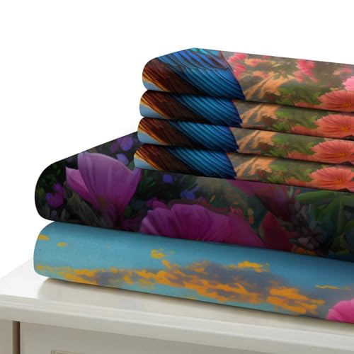 Housse de couette kangourou hypoallergique et résistante pour lit King