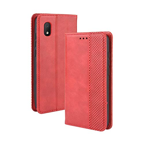Coque pour Alcatel 1B 2020,Etui Coques Compatible avec Alcatel 1B 2020,Cuir Carte bancaire Fentes Cover de Protection Bumper Portable Couvrir Flip magnétique Couverture Coquille Arrière Cover