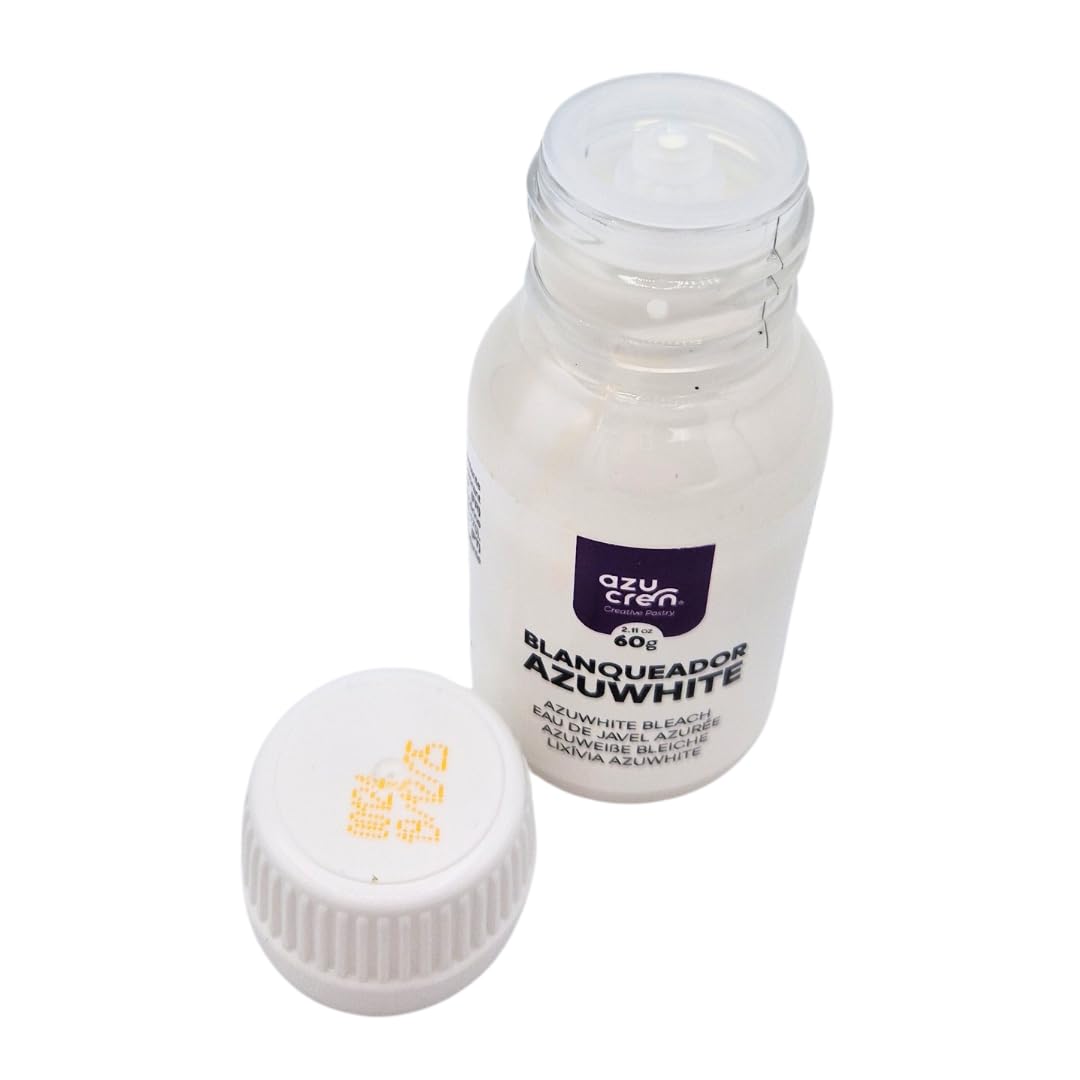 Azucren Colorante Blanqueador Especial para Buttercream, Repostería, Rellenos o Coberturas de Tartas, 60 Gr