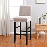 BTTO Counter Stool Pub Chair Covers,Stretch Velvet Bar Stool Covers,Removeable Washable Dinning Chai
