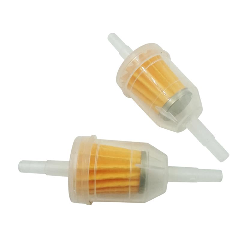 10 Stücke Universal 6mm-8mm 1/4" Kraftstoff Benzin Filter Für Motorrad Roller Geländewagen Rasenmäher Kleine für Motor