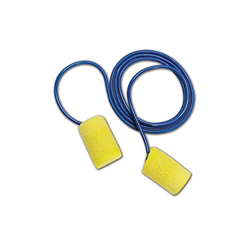 50% Off Discount E-A-R by 3M 10080529110241 3M 311-1106 E-A-R Classic Small Disposable Corded Foam Earplugs, OSFA, Blue, Small (Pack of 200)