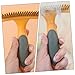 BESPORTBLE Dog Dematting Grooming Rake Brush Double Row Teeth for Shedding Ergonomic Handle Comfortable Use for Dogs and Cats Pet Grooming Tool