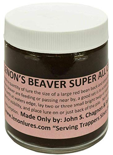 Lenon's Beaver Super All Call Lure 8 oz. Jar Long Liner Trapper's Special