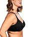 HSIA Bras for Women Minimizer Full Coverage, Plus Size T Shirt Unlined Underwire Smooth Bra, Seamless Cups Joan Ultimate Soft Black