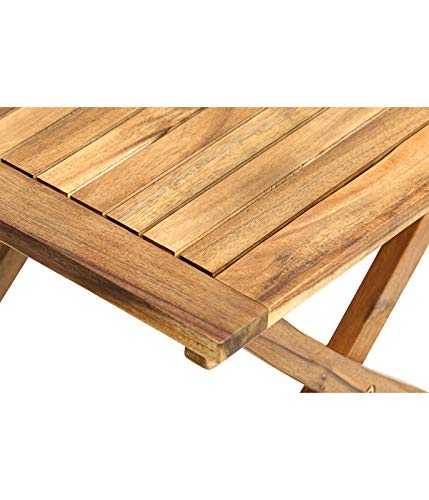 Dehner Klappstuhl Macao Aus Akazienholz – Ca. 95x59x48 Cm, Natur, Bis 120 Kg Belastbar