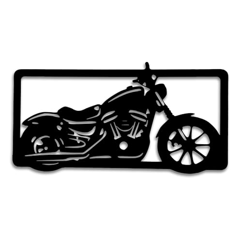 Image of METSY Metal Bike Wall Art with backlit | Bike Lover Gifts | Wall Decor | Home decor gift wall Hanging decoration (91x 42) CM
