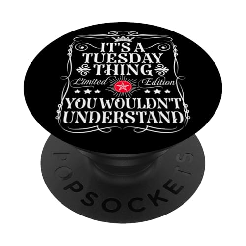 Nombre del martes es una cosa de martes que no entenderías PopSockets PopGrip Adhesivo