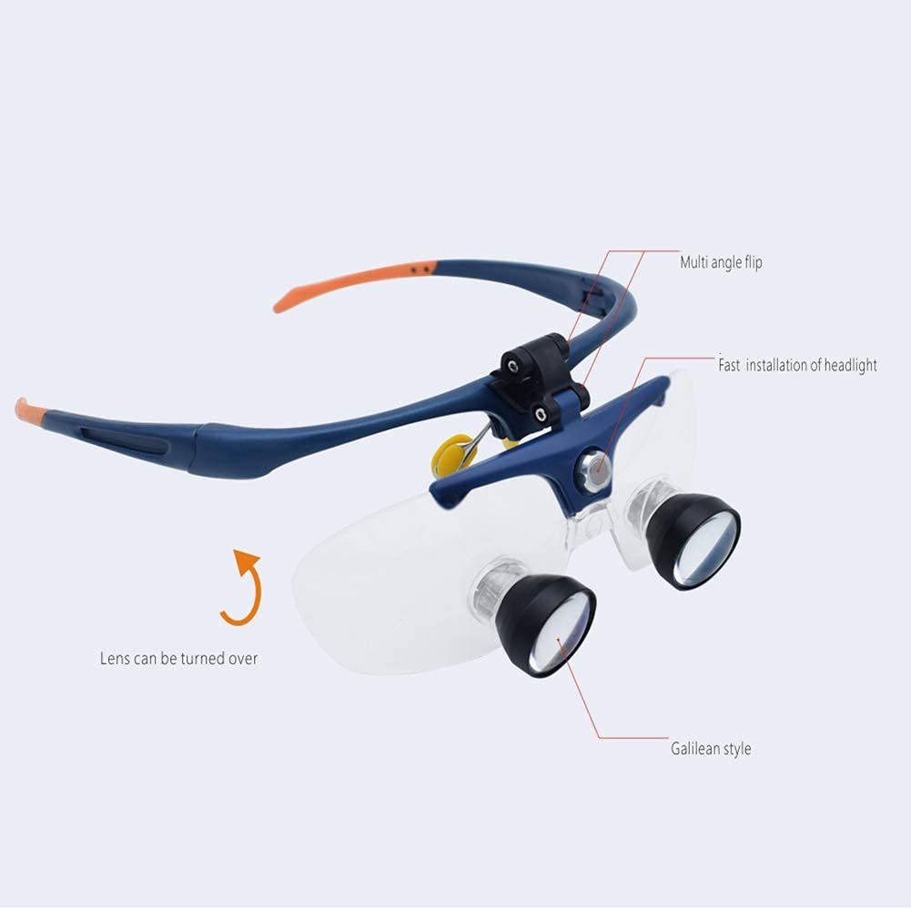 Lupa De Aumento Integrada, Personalización Profesional, Lupa Binocular Óptica De 2.5 Aumentos.