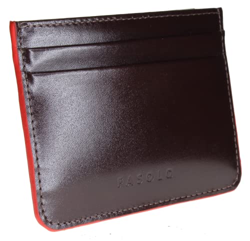 Carteira em Couro Masculina, Fasolo, Chocolate