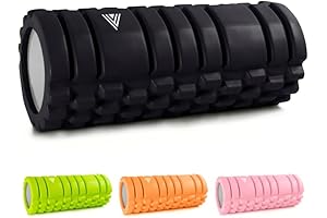 321 Strong Foam Massage Roller - Vinchu Foam Roller - Deep Tissue...