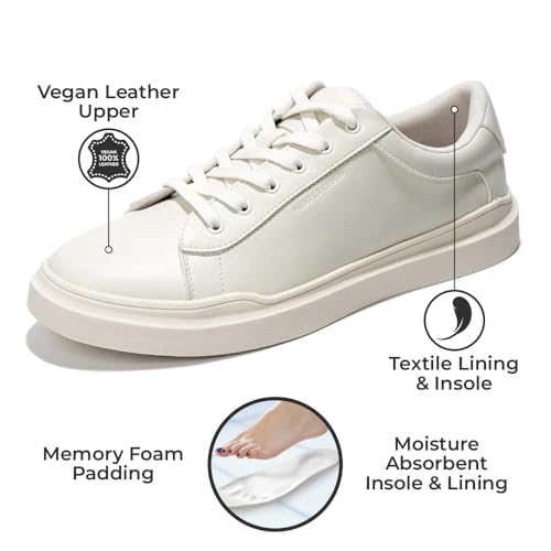 Project Cloud Mens Sneakers – Memory Foam Fashion Mens Shoes – Lightweight and Non Slip Laced-Up Casual Men Sneakers - Perfect Men Casual Shoes for All-Day Wear (Tilton)2