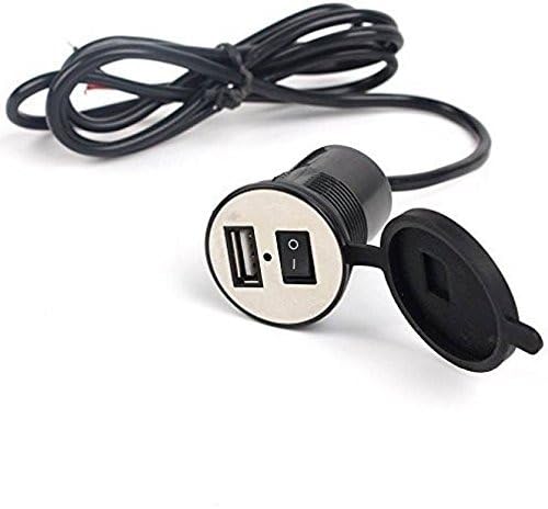 PerfX Bike USB Charging Socket 12V Waterproof Mobile Power Adapter Compatible with Bajaj Pulsar 180-image-39