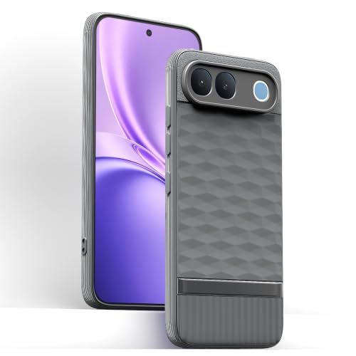 Image of Outlouders Back Cover for Vivo S2 5G | Full Camera Protection | TPU Soft Flexible Shockproof Bumper Case (Grey)