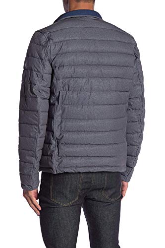 Image of Nautica Men's Reversible Quilted Puffer Jacket -Midweight Mechanical Stretch Winter Coat