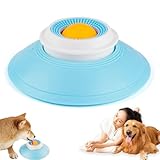 Schleckball Hund, Dog Licking Bowl, Schleckball für Hunde, Schleckkugel Hund, Leckspielzeug Hunds für Hunde und Katzen, Nonrutsch-Haustieranreicherungsspielzeug, Langeweile Reduzierer (blue2)