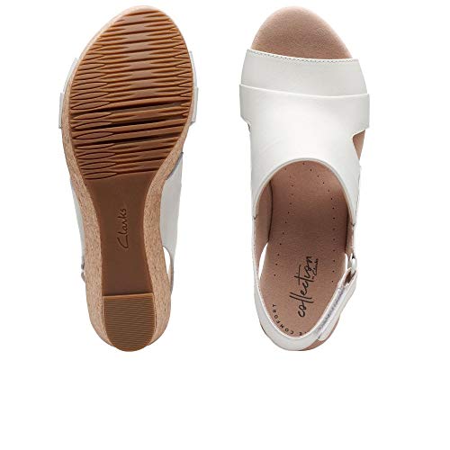 Image of Clarks womens Annadel IvoryWedge Sandal