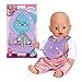 Produktbild Baby Born Lätzchen Pin-Play - Puppenkleidung inkl. verschiedenen Pins zum Verzieren - Für alle 43cm Puppen - Hochwertiges Puppenzubehör aus Kunststoff, Voilett