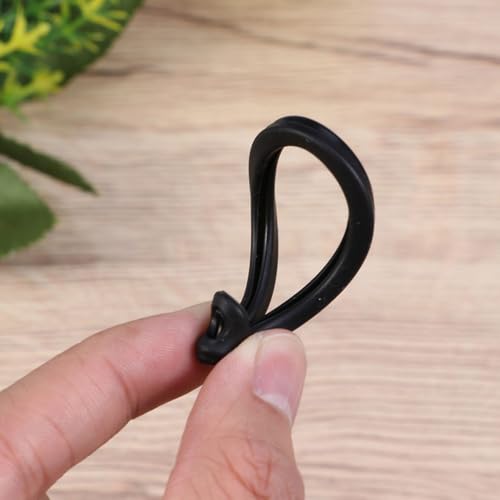 BUGUUYO Hundemarken Ringe 3.9 X 3.9 Cm Lautloser Gummi-Hundetag Schutz Zubehör Für Welpen Und Hunde (Zufällige Farbe)