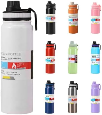 Garrafa Térmica Esportiva 800ml Aço Inox Academia Bico Prático Ta...