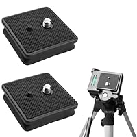 XPEX 2 Stück Schnellplatte, Universalstativ-Schnellwechselplatte (41 * 41Mm)