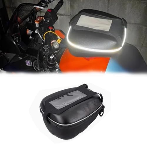 QWDRHen FOR RC390 rc390 2024 2023 accessories tank bag motorcycle lockable storage bag waterproof reflective luggage navigation bag detachable mobile phone bag