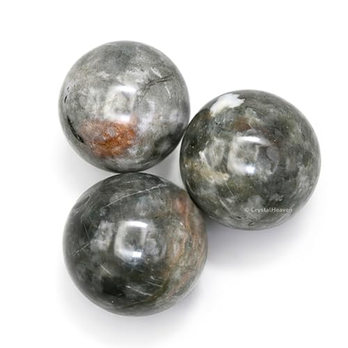 Image of Certified Chrysoberyl Cats Eye Crystal Ball for Meditation - Premium Crystal Vastu Items for Home and Feng Shui Items for Good Luck - Ideal for Pooja Supplies and Spiritual Practices (2 inch Inch)